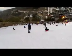 Descubre la emoción del turismo de verano en la colina de Himos con un emocionante paseo en trineo